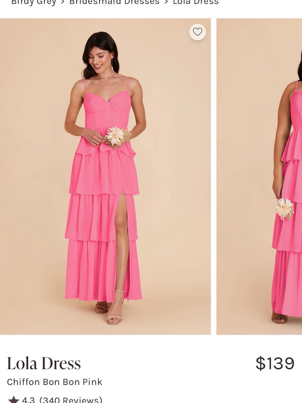Birdy Grey Lola Dress in Bon Bon Pink